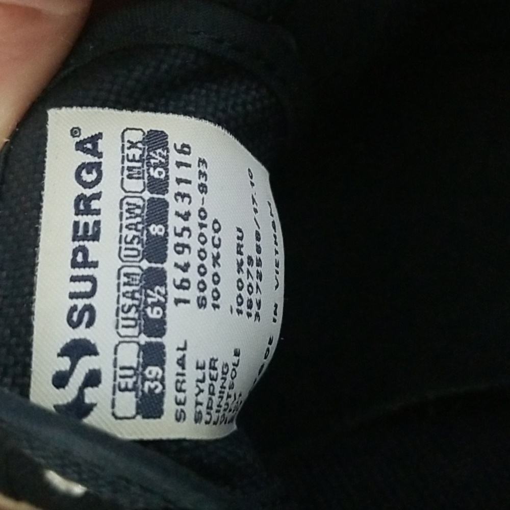 Superga Navy Canvas Sneakers - Picture 8 of 10